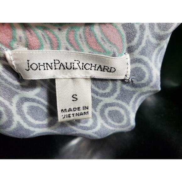 John Paul Richard Womens Multi Floral Backless Wide Strap Long Maxi Dress Size S - Picture 5 of 12